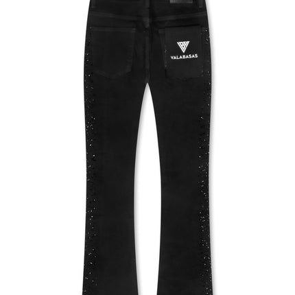 Valabasas Shock Stacked Jeans - Jet Black