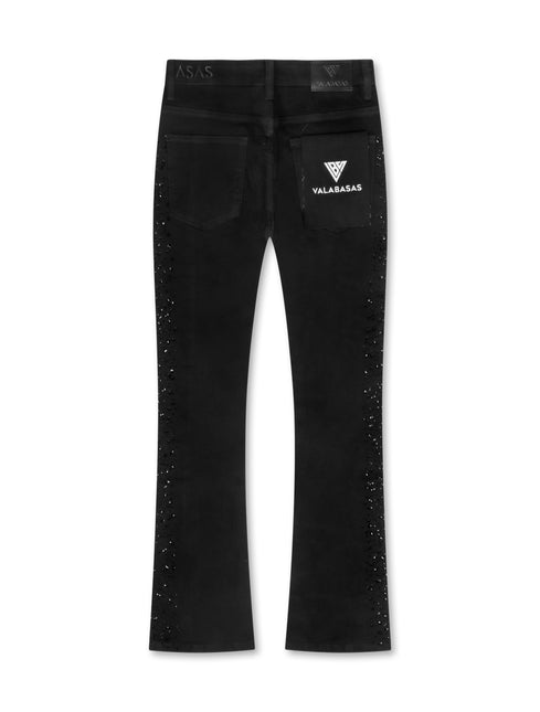Valabasas Shock Stacked Jeans - Jet Black