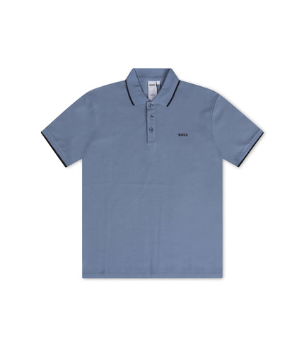 Boss Kids Logo Polo - Blue