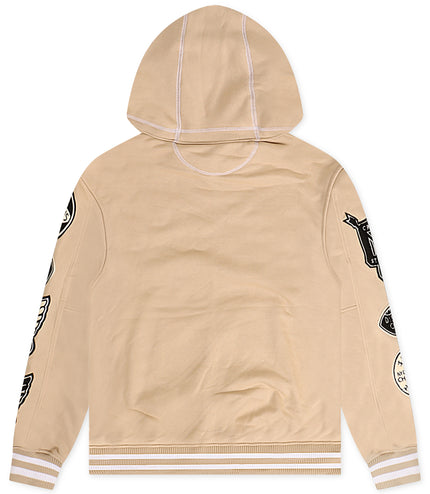 Jordan Craig Champs Pullover Varsity Hoodie - Vintage Khaki