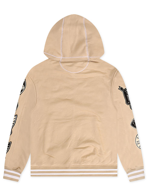 Jordan Craig Champs Pullover Varsity Hoodie - Vintage Khaki