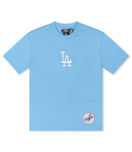 Pro Standard La Dodgers Wingspan Drop Shoulder Tee - University Blue