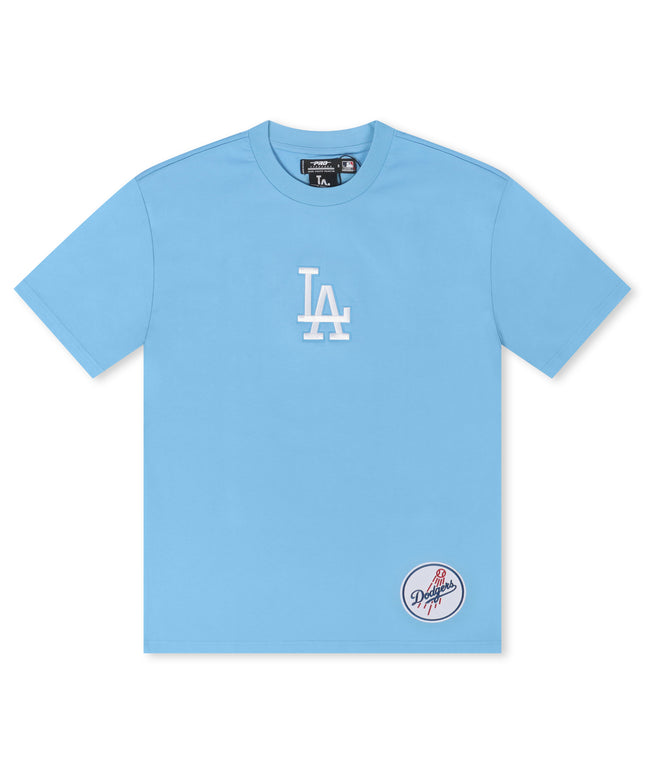 Pro Standard La Dodgers Wingspan Drop Shoulder Tee - University Blue