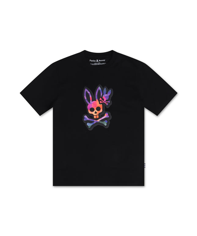 Psycho Bunny Kids Randolph Graphic Tee - Black