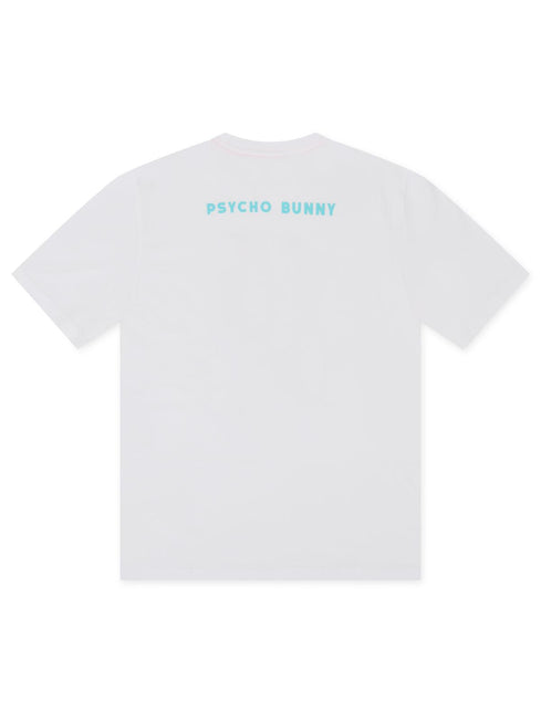 Psycho Bunny Wellington Graphic Tee - White - Denim Exchange 