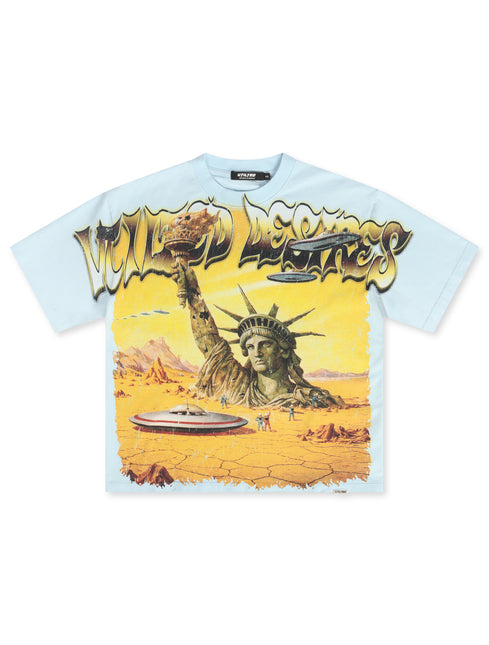 Vtilted Dune Tee - Light Blue