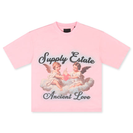 Supply West Supply Angels Boxy Tee - Angels Pink