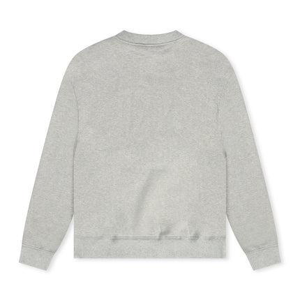 Nike Womens Studio Fleece Embossed Crewneck - Heather Grey