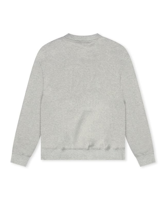 Nike Womens Studio Fleece Embossed Crewneck - Heather Grey