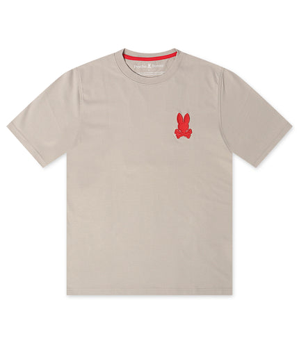 Camiseta con gráfico de la espalda de Walter de Psycho Bunny - Oyster (color actualizado)