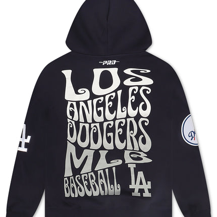 Pro Standard Los Angeles Dodgers Retro Stack Hoodie - Navy