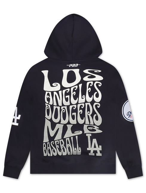 Pro Standard Los Angeles Dodgers Retro Stack Hoodie - Navy