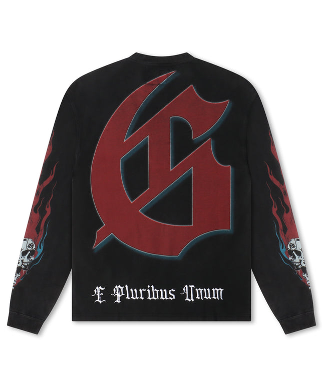 Godspeed Checkmate Long Sleeve - Black Wash