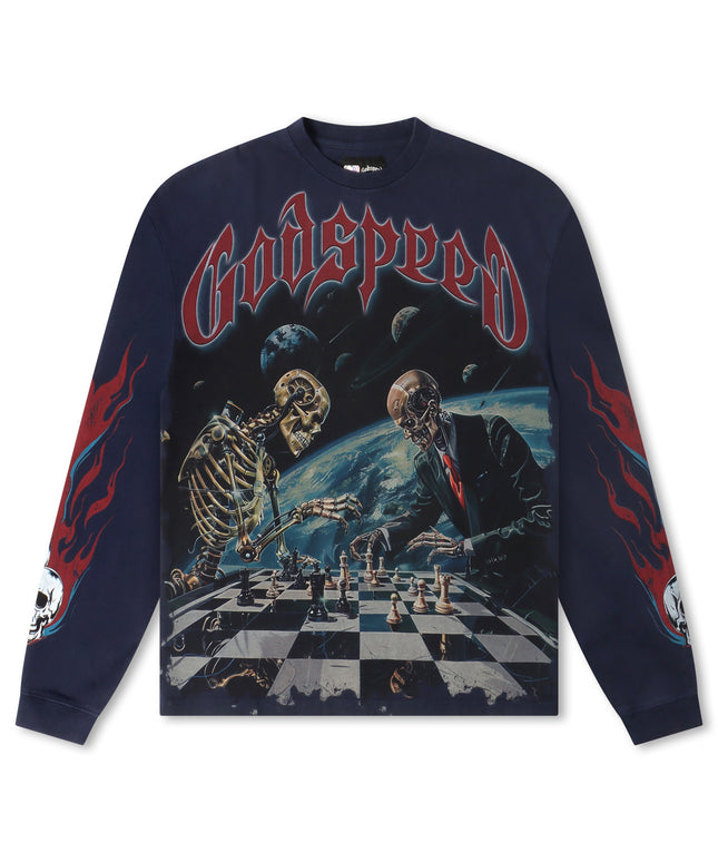 Godspeed Checkmate Long Sleeve - Navy