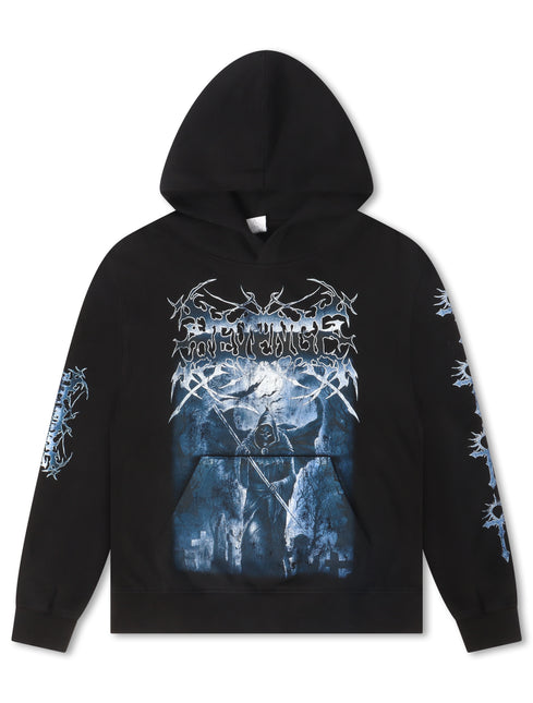Revenge Chrome Reaper Hoodie - Black - denim exchange
