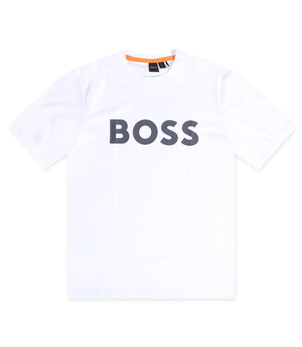 Boss Orange Label Thinking 1 Tee - White - Denim Exchange USA