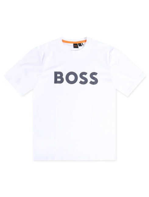 Boss Orange Label Thinking 1 Tee - White - Denim Exchange USA