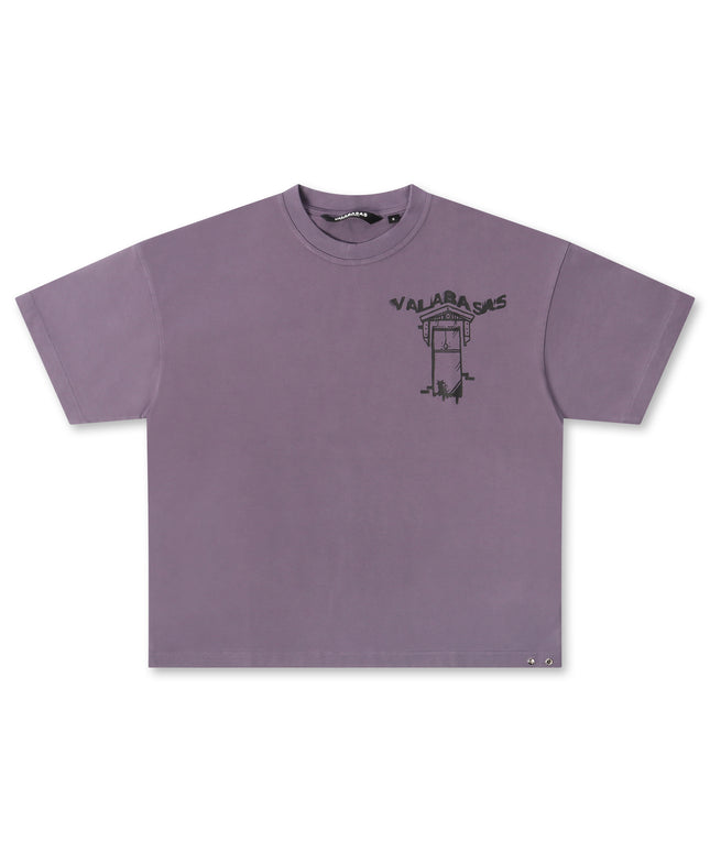 Valabasas Reveal Boxy Oversized Tee - Purple