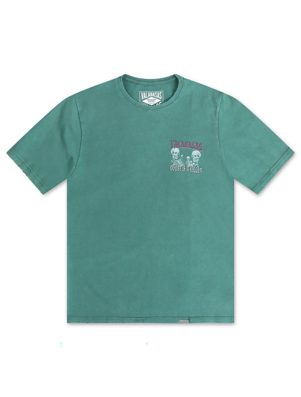 Valabasas Doubt Killer Tee - Vintage Green - Denim Exchange 