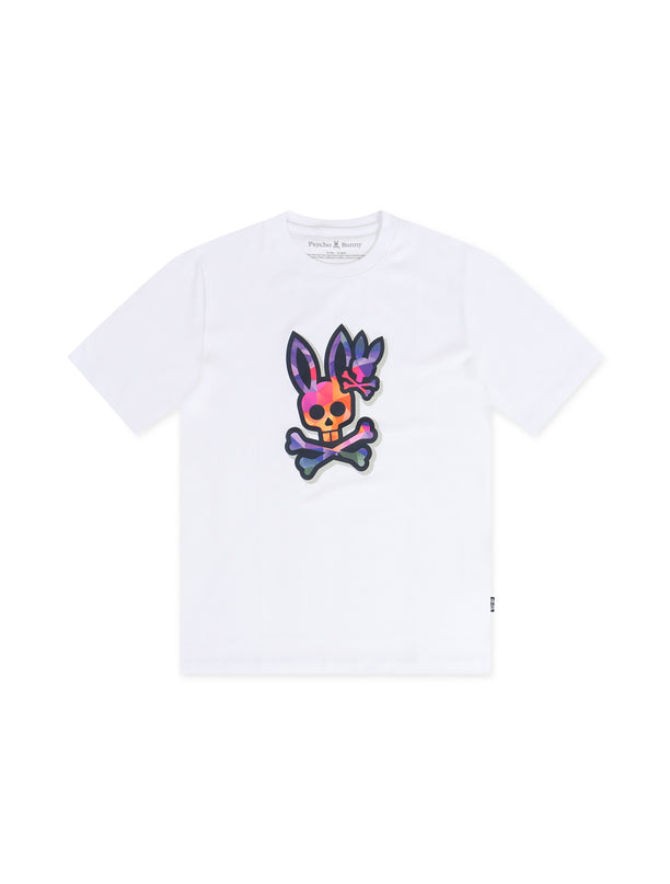 Psycho Bunny Kids Randolph Graphic Tee - White