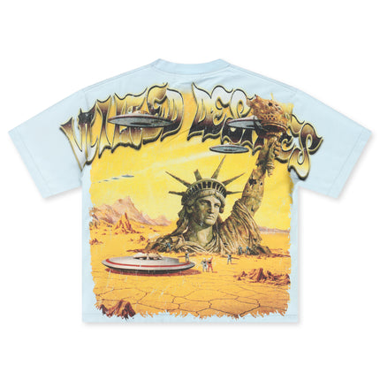 Vtilted Dune Tee - Light Blue