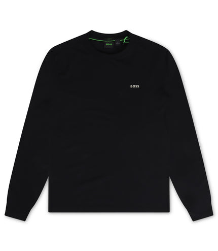 Boss Green Tee Long Sleeve - Black