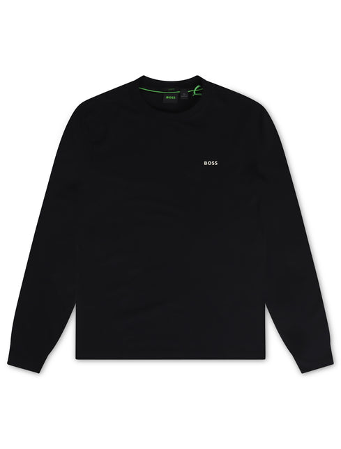 Boss Green Tee Long Sleeve - Black