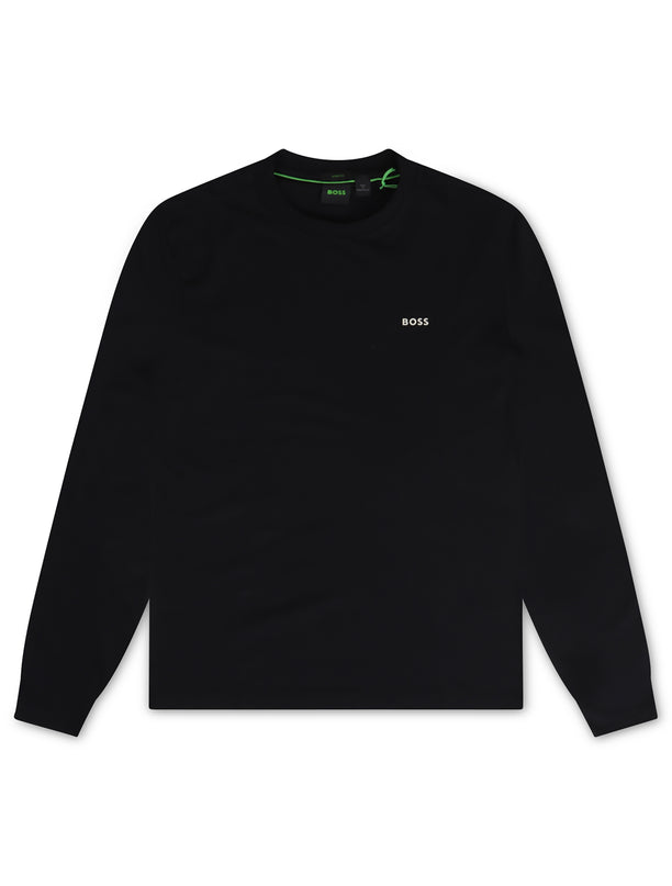 Boss Green Tee Long Sleeve - Black