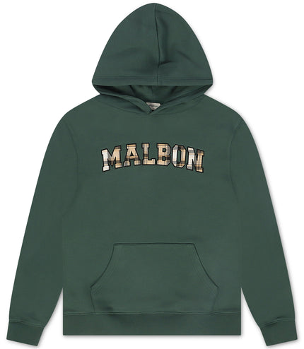 Malbon Fesque Preston Hoodie - Hunter Green