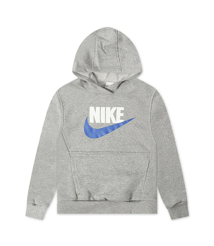 Nike Big Kids Sportswear Club Fleece Hoodie - Heather Grey