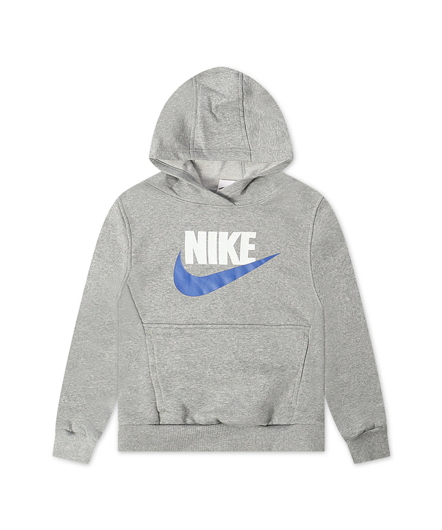 Nike Big Kids Sportswear Club Fleece Hoodie - Heather Grey