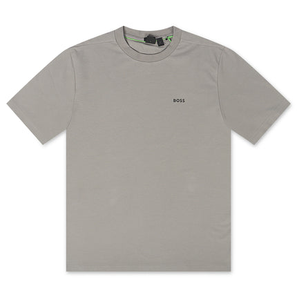 Boss Green Contrast Logo Tee - Grey