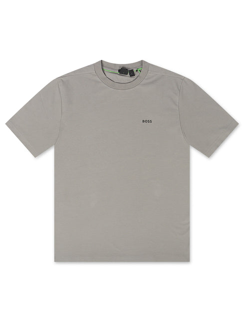 Boss Green Contrast Logo Tee - Grey