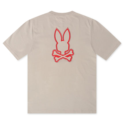 Camiseta con gráfico de la espalda de Walter de Psycho Bunny - Oyster (color actualizado)
