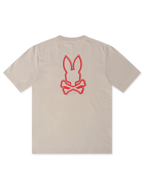 Psycho Bunny Walter Back Graphic Tee - Oyster