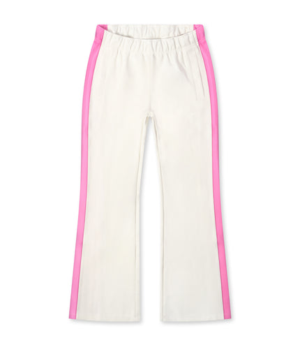 Nike Womens Mid Rise Slim Knit Pants - Sail/Playful Pink