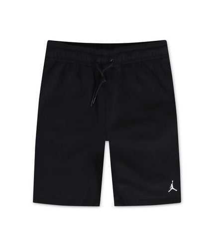 Air Jordan Mens Brooklyn Fleece Shorts - Black/White