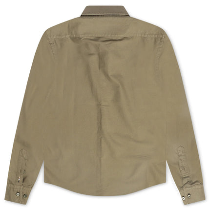 Hugo Boss Roan Button-Up Long Sleeve - Olive