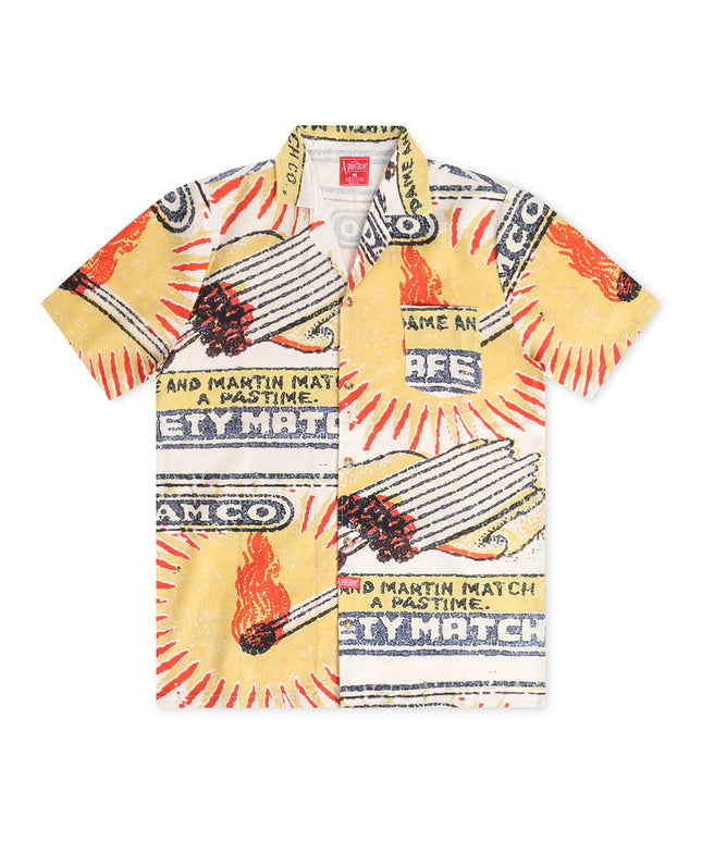 Apastime Vacation in Portugal Woven Shirt - Cream - Denim Exchange USA