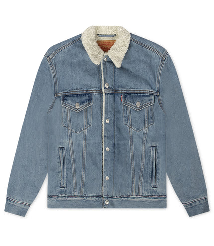 Levi's Type 3 Sherpa Trucker Jacket - Stonewash