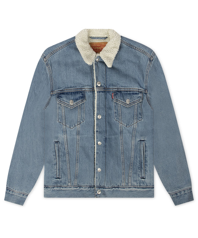 Levi's Type 3 Sherpa Trucker Jacket - Stonewash
