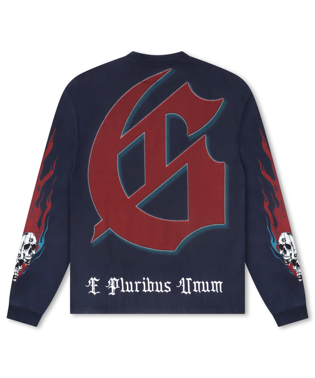 Godspeed Checkmate Long Sleeve - Navy