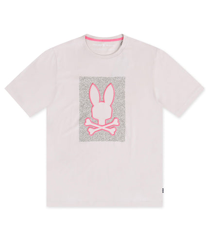 PSYCHO BUNNY LIVINGSTON GRAPHIC TEE - NATURAL LINEN PSYCHO BUNNY