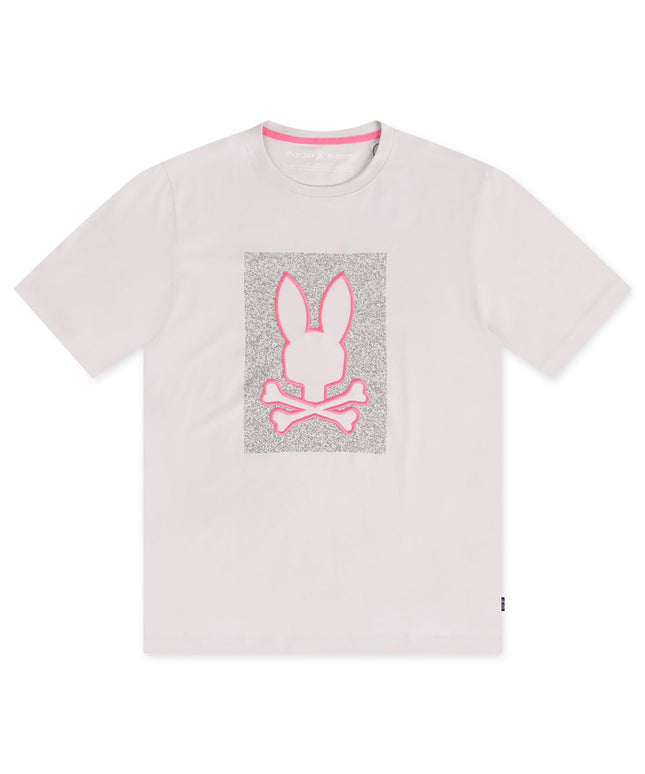 PSYCHO BUNNY LIVINGSTON GRAPHIC TEE - NATURAL LINEN PSYCHO BUNNY