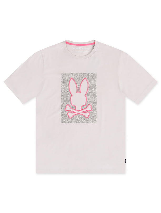 PSYCHO BUNNY LIVINGSTON GRAPHIC TEE - NATURAL LINEN PSYCHO BUNNY