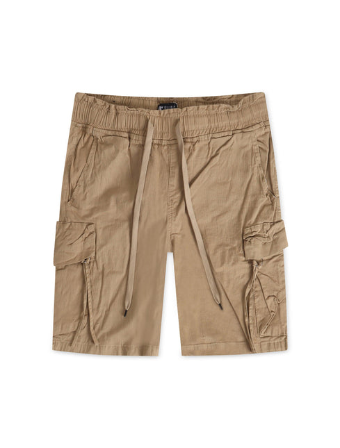 WAIMEA PULL ON CARGO SHORTS - KHAKI WAIMEA