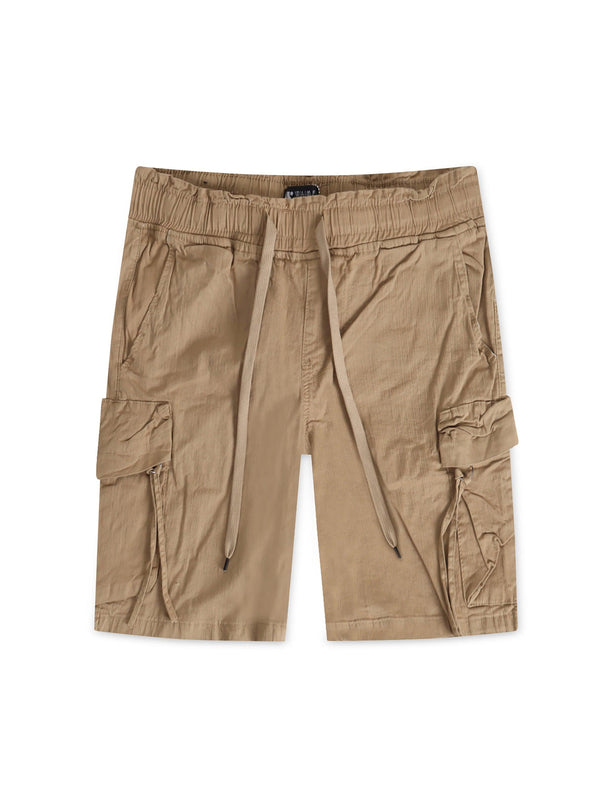 WAIMEA PULL ON CARGO SHORTS - KHAKI WAIMEA