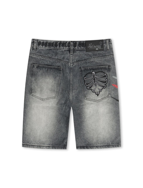 Sugarhill Sunshine Jorts - Grey Wash