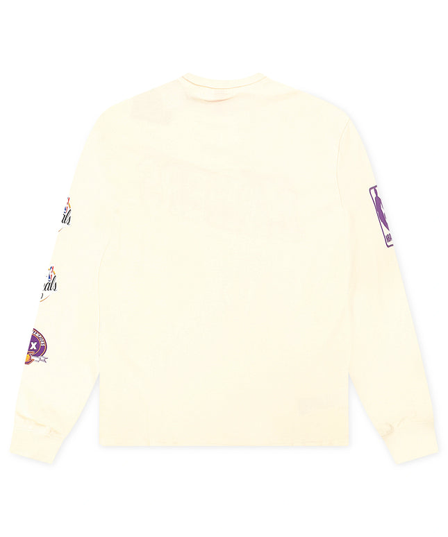 Mitchell & Ness Lakers Long Sleeve - Cream