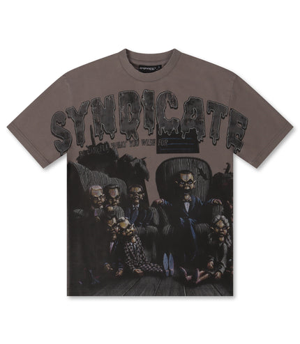The Syndicate Wishes Tee - Grey Wash